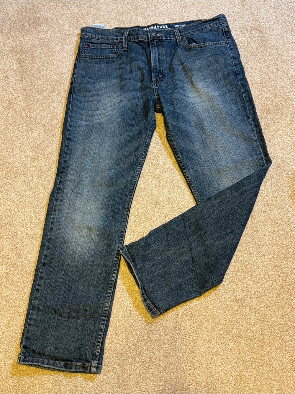 Signature by Levi Strauss Dark Blue Slim Jeans